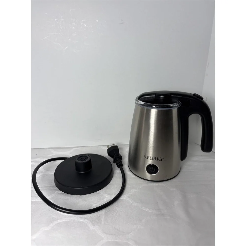 Keurig LM-150P Milk Frother Café One-Touch Electric Hot Froth Stainless Steel